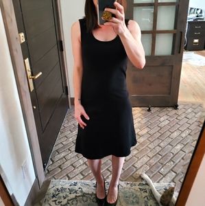 Black sheath dress